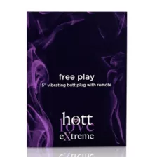 Free Play Vibrating Butt Plug 5 Inch - Hott Love Extreme at Spencer's