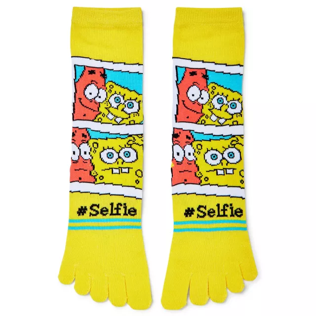 SpongeBob SquarePants Selfie Toe Socks at Spencer's