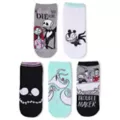 The Nightmare Before Christmas Pastel Ankle Socks - 5 Pack at Spencer's