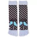 Stitch Polka Dot Toe Socks - Lilo & Stitch at Spencer's