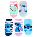 Multi-Pack Cute Stitch No Show Socks 5 Pack - Lilo & Stitch at Spencer's