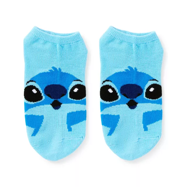 Multi-Pack Cute Stitch No Show Socks 5 Pack - Lilo & Stitch at Spencer's