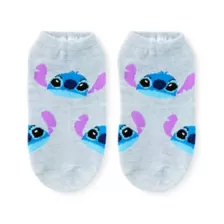 Multi-Pack Cute Stitch No Show Socks 5 Pack - Lilo & Stitch at Spencer's