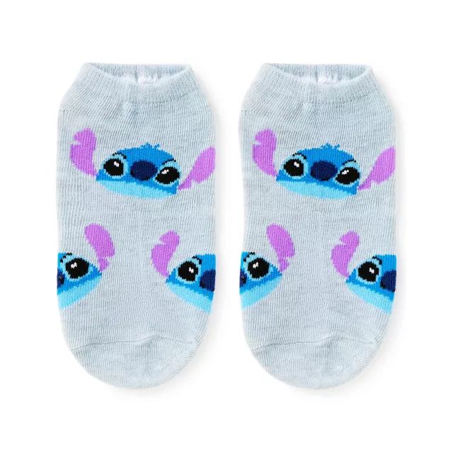 Multi-Pack Cute Stitch No Show Socks 5 Pack - Lilo & Stitch at Spencer's