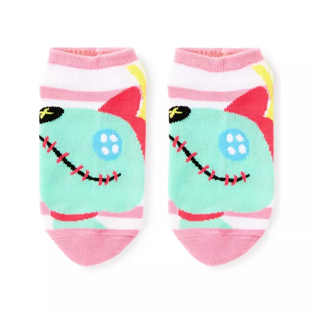 Multi-Pack Cute Stitch No Show Socks 5 Pack - Lilo & Stitch at Spencer's