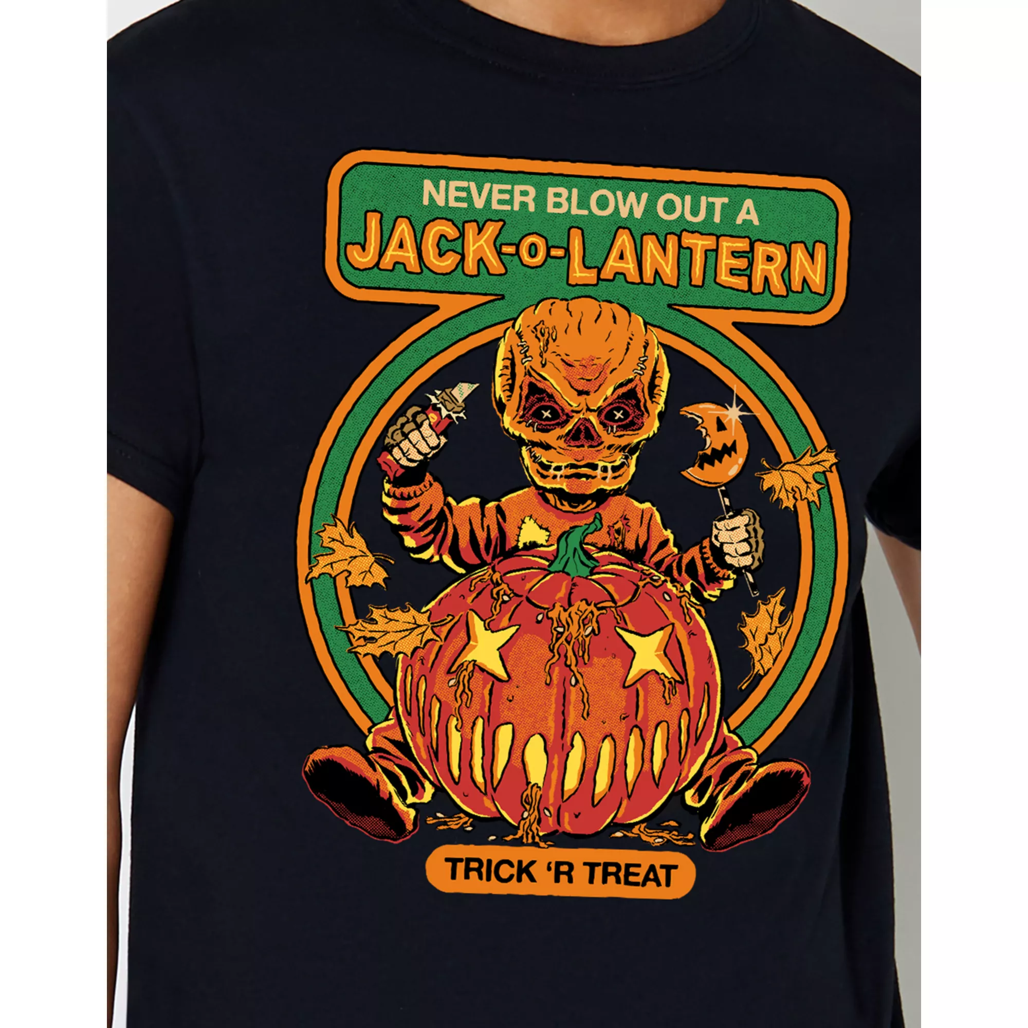 Trick 'r Treat Jack-o-Lantern T Shirt - Steven Rhodes at Spencer's