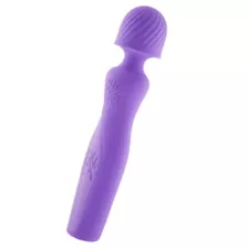Fantasy Flowers 8-Function Rechargeable Wand Massager 9 Inch - Hott Love at Spencer's