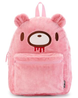 Flip Pak Pink Gloomy Bear Reversible Backpack - Spencer's