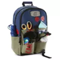 Kakashi Leaf Village Metal Badge Built-Up Backpack - Naruto Shippuden at Spencer's