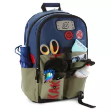 Kakashi Leaf Village Metal Badge Built-Up Backpack - Naruto Shippuden at Spencer's