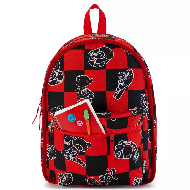 Reversible Black Gloomy Bear Backpack at Spencer's