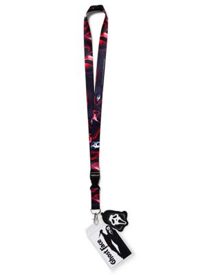 Ghost Face Lanyard