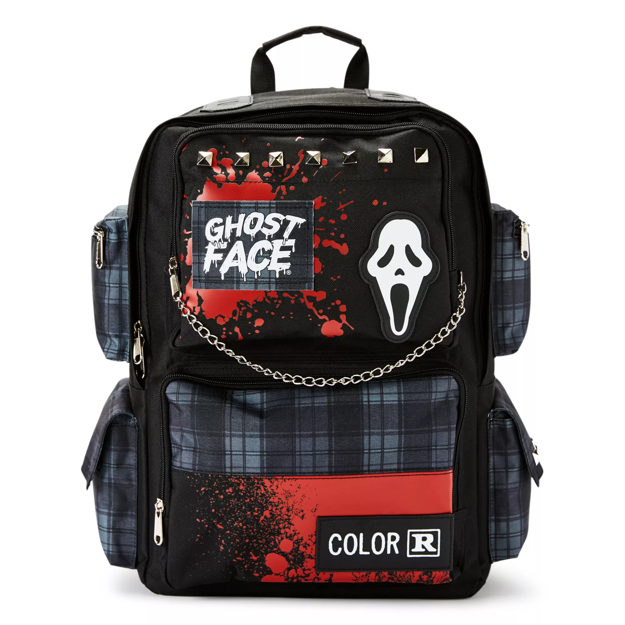 Ghost Face Built-Up Backpack at Spencer's