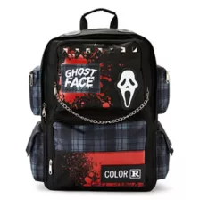 Ghost Face Built-Up Backpack at Spencer's