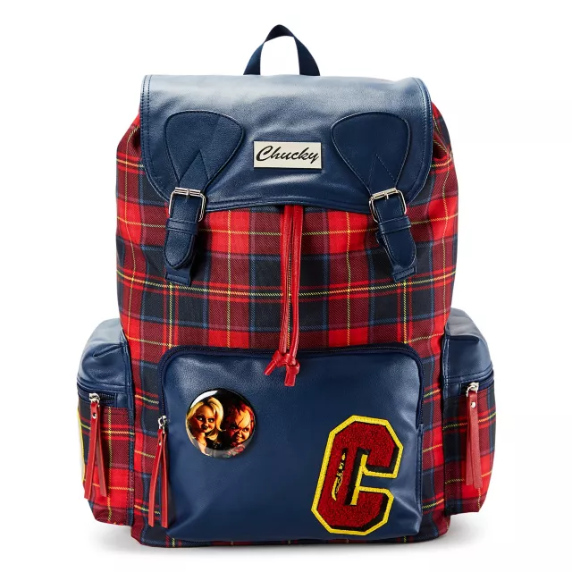 Plaid Chucky and Tiffany Rucksack Backpack at Spencer's