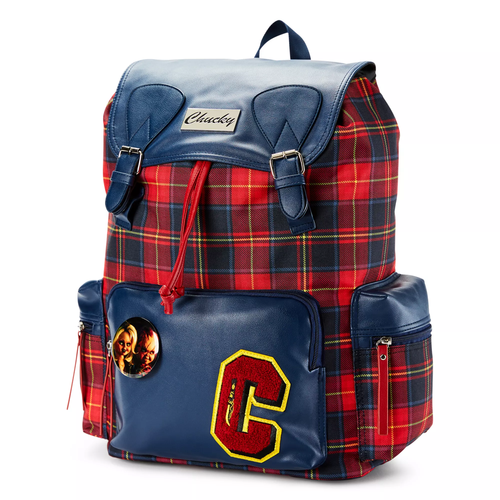 Plaid Chucky and Tiffany Rucksack Backpack