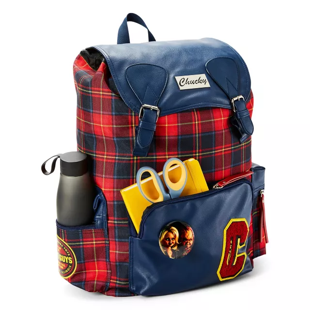 Plaid Chucky and Tiffany Rucksack Backpack at Spencer's