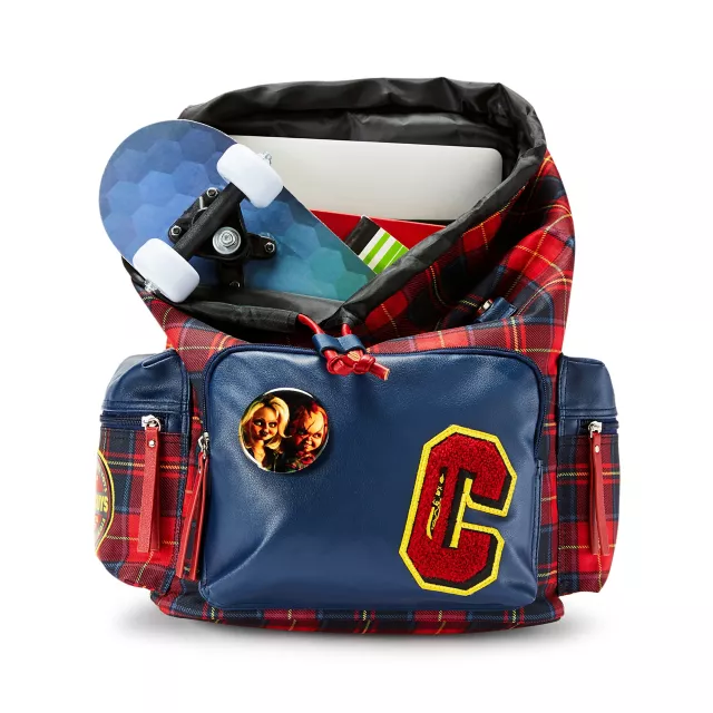 Plaid Chucky and Tiffany Rucksack Backpack at Spencer's