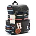 Black Striped Harry Potter Rucksack Backpack at Spencer's