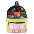 GIR Pig Checkered Interior Reversible Backpack - Invader Zim at Spencer's