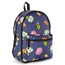 GIR Pig Checkered Interior Reversible Backpack - Invader Zim at Spencer's