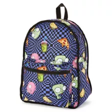 GIR Pig Checkered Interior Reversible Backpack - Invader Zim at Spencer's
