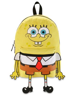 Spongebob School Backpack in Yellow and White