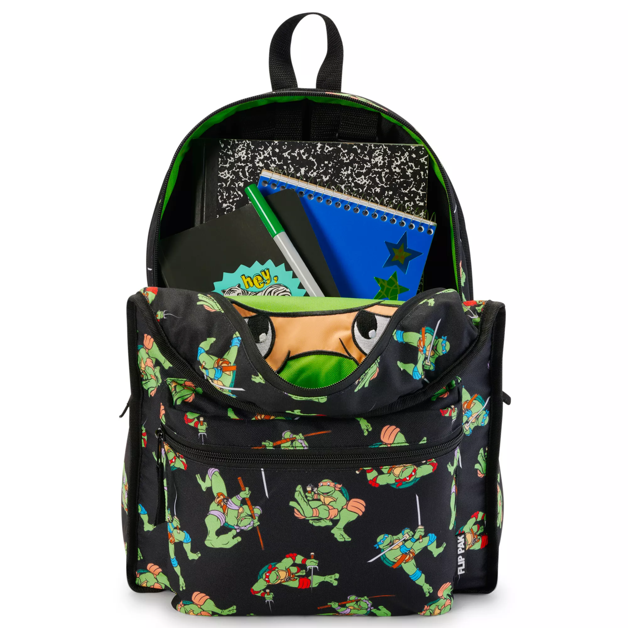 Flip Pak Reversible Michelangelo Backpack - Teenage Mutant Ninja Turtles at Spencer's