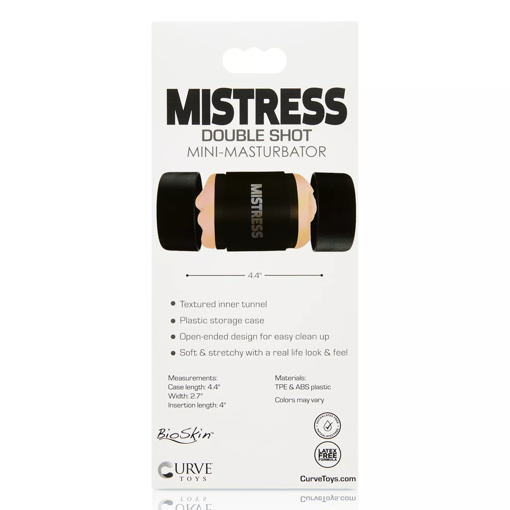 Mistress Double Shot Mini Stroker - 4.3