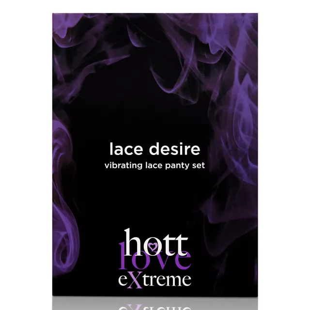 Lace Desire Vibrating Lace Panty Set - Hott Love Extreme at Spencer's