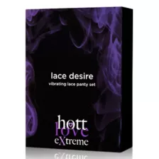 Lace Desire Vibrating Lace Panty Set - Hott Love Extreme at Spencer's