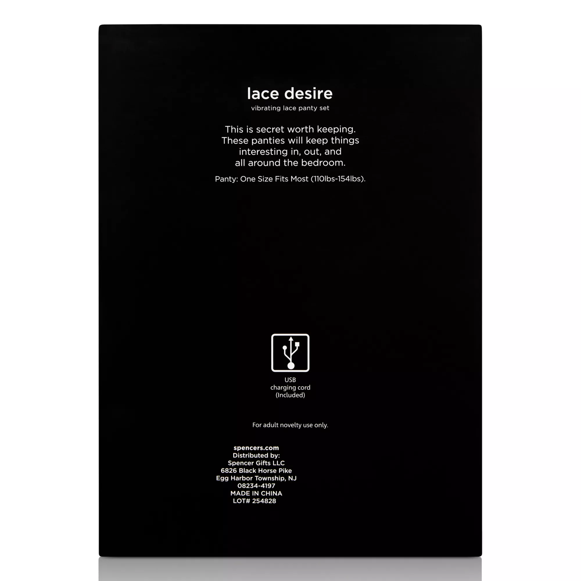 Lace Desire Vibrating Lace Panty Set - Hott Love Extreme at Spencer's