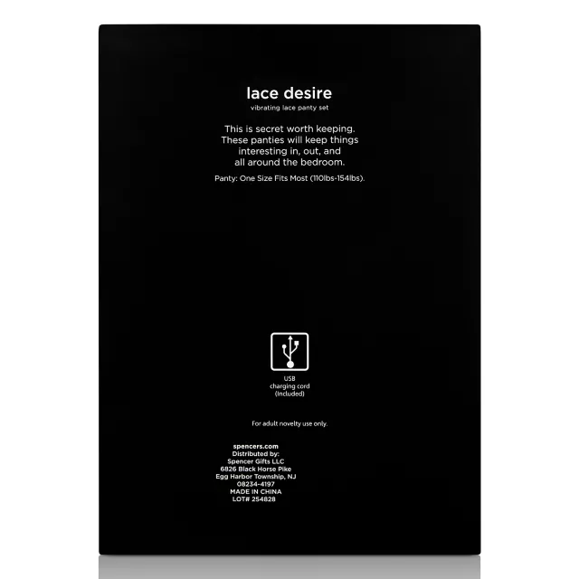 Lace Desire Vibrating Lace Panty Set - Hott Love Extreme at Spencer's