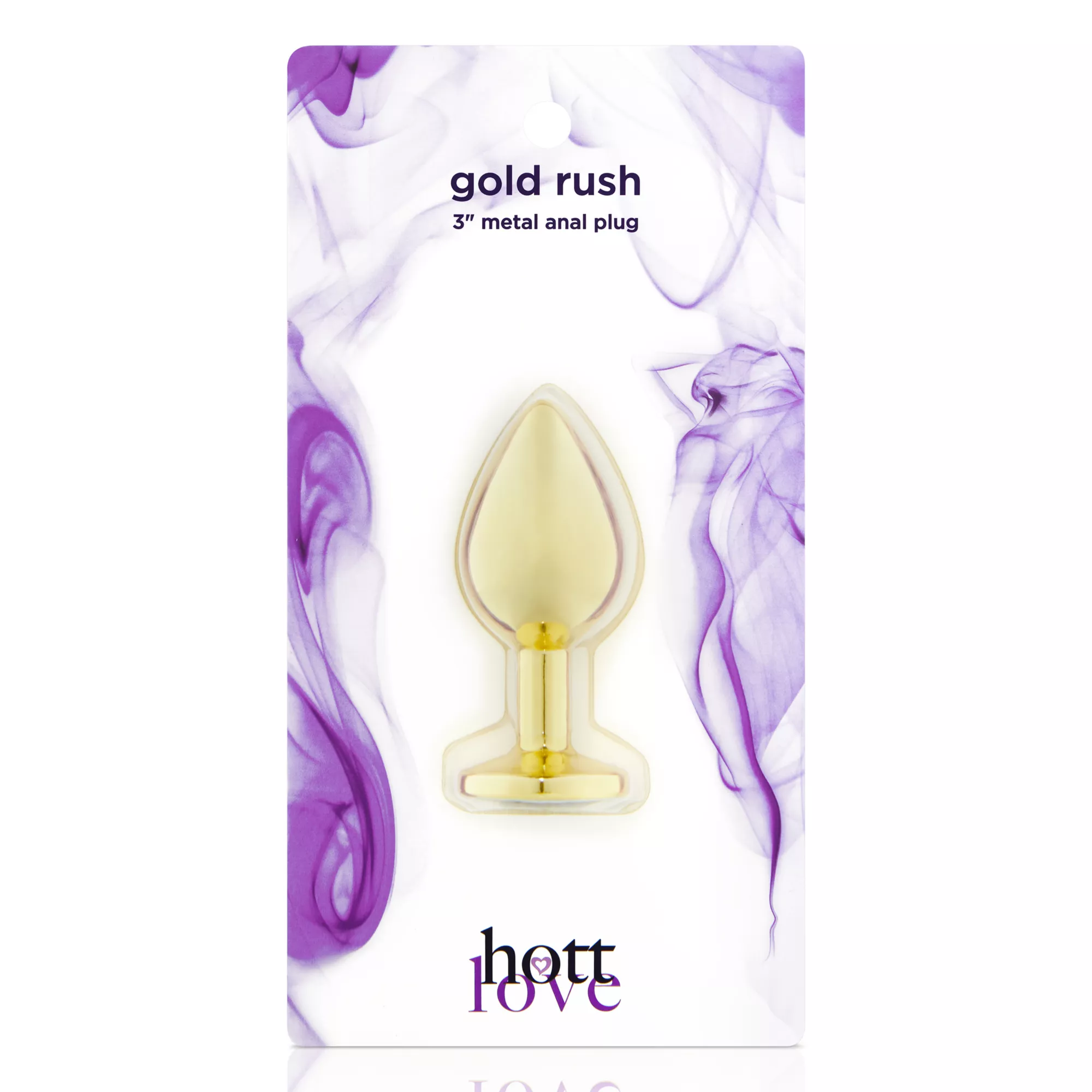 Gold Rush Metal Anal Plug 3 Inch - Hott Love at Spencer's