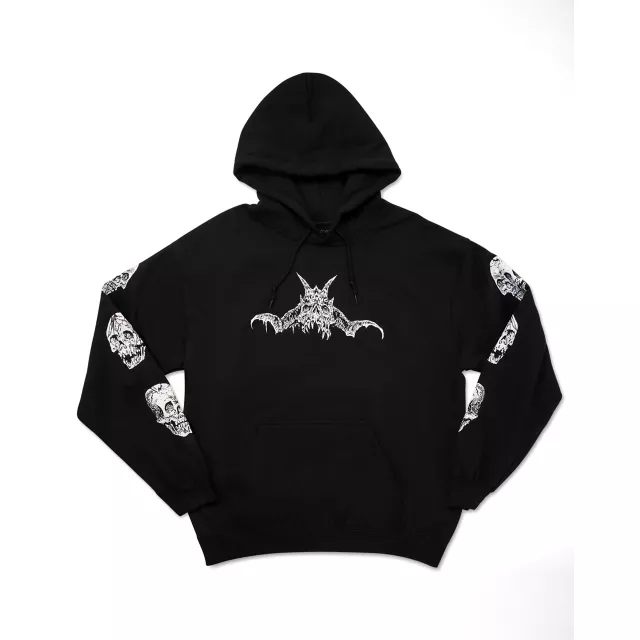 Baphomet Skull Hoodie at Spencer's