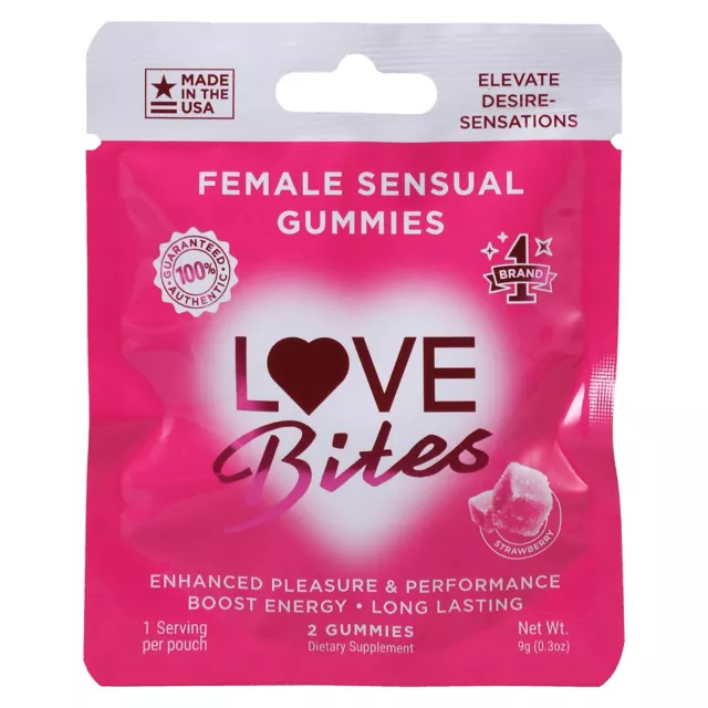 Love Bites Female Sensual Enhancement Gummies - 2 Count at Spencer's