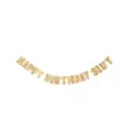Gold Happy Birthday Slut Banner at Spencer's