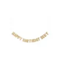 Gold Happy Birthday Slut Banner at Spencer's