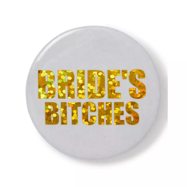Bachelorette Bitches Party Pins - 7 Pack at Spencer's