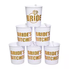 Bride's Bitches Shot Glasses 2 oz. - 6 Pack at Spencer's