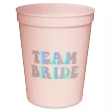 Team Bride Party Cups - 6 Pack at Spencer's