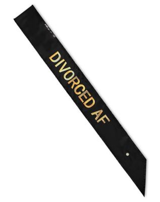 Divorced AF Sash - Spencer's