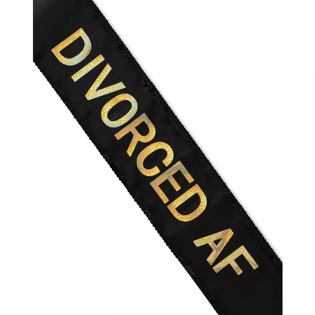 Divorced AF Sash at Spencer's