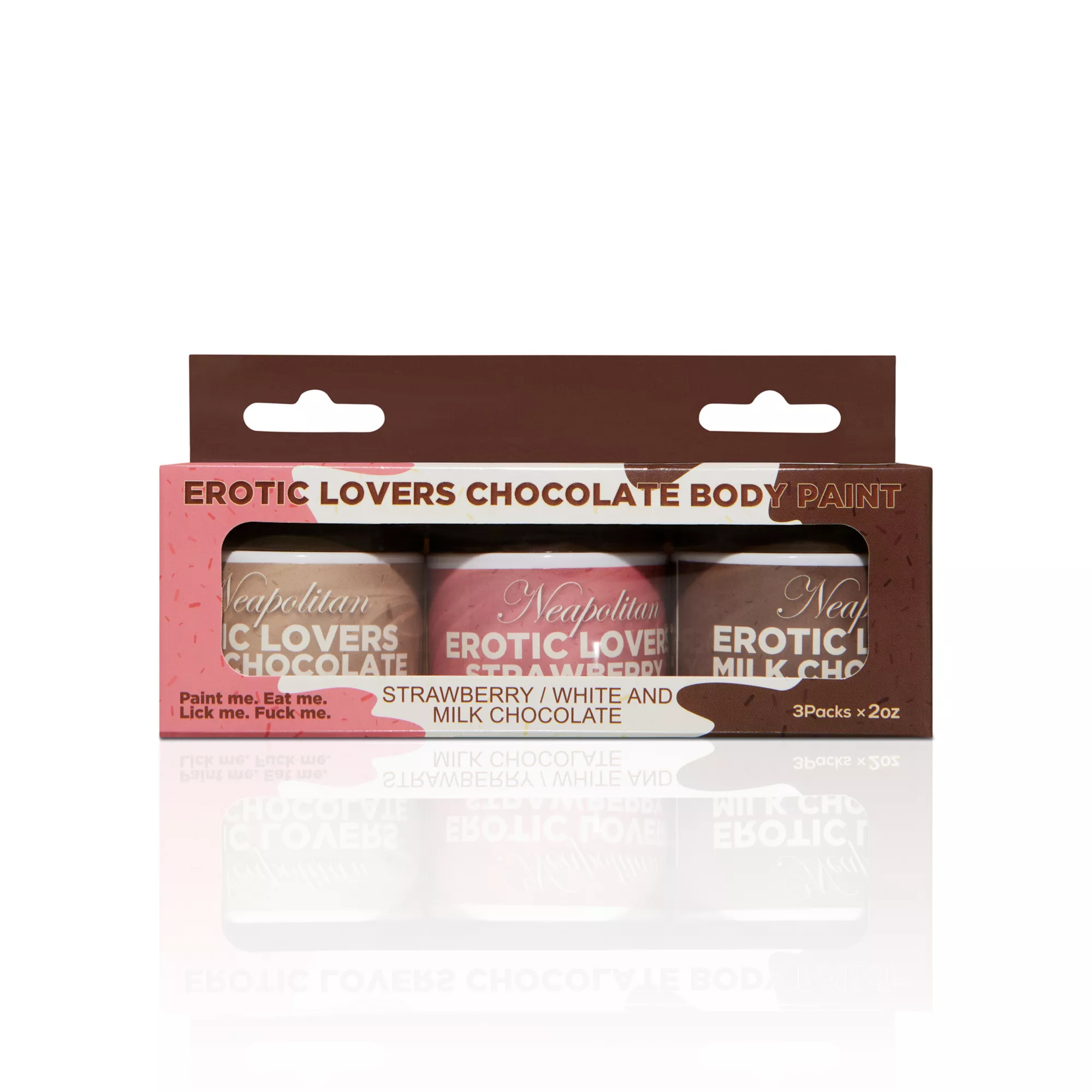 Erotic Lovers Chocolate Body Paint Set - 3 Pack at Spencer's