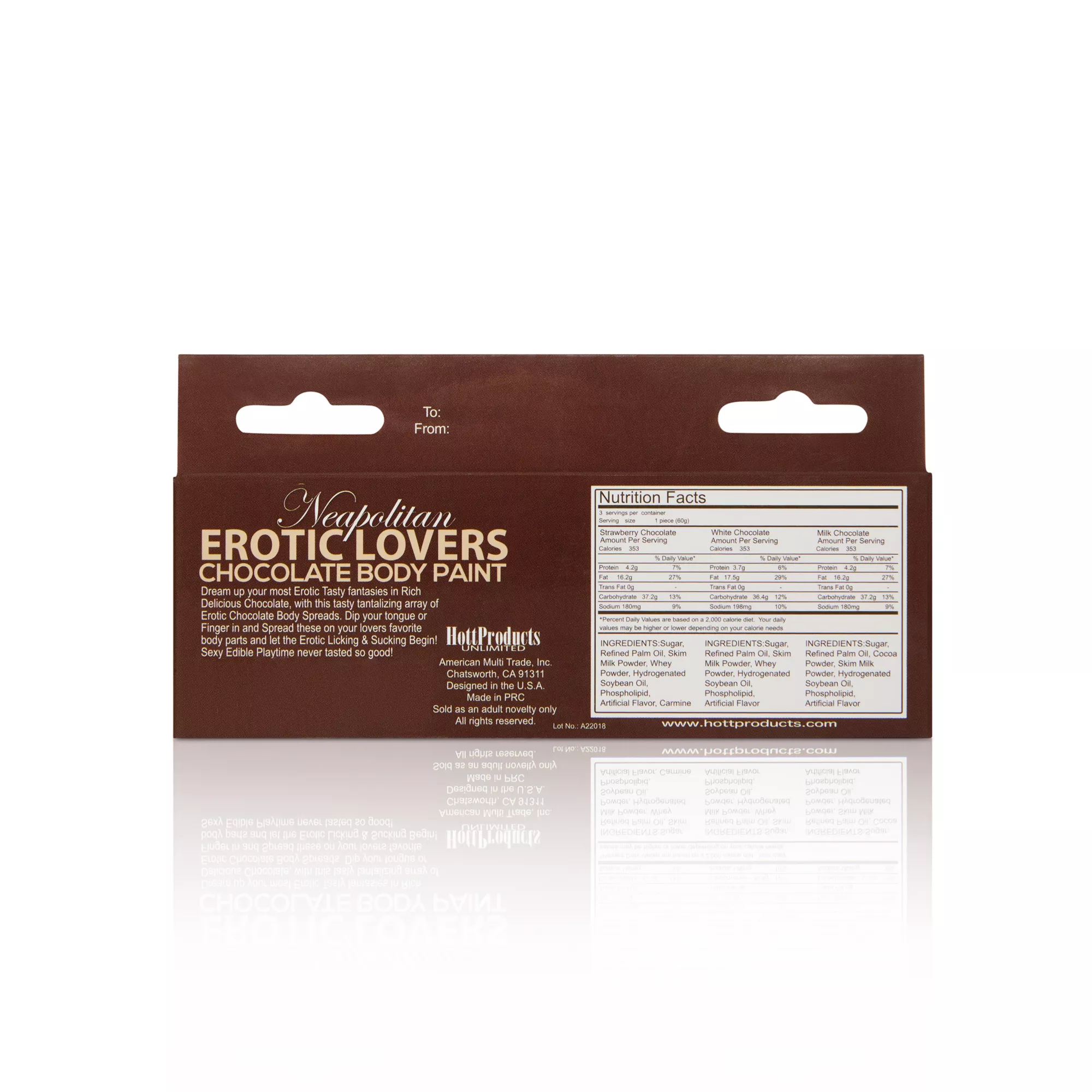 Erotic Lovers Chocolate Body Paint Set - 3 Pack at Spencer's