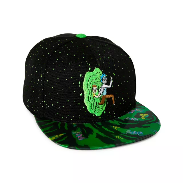 Galaxy Portal Snapback Hat - Rick and Morty at Spencer's