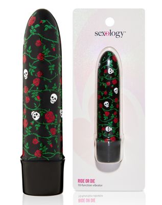 Ride or Die 10-Function Waterproof Bullet Vibrator 5.3 Inch - Sexology -  Spencer's