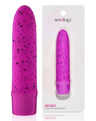 Miss Violet 10 Function Rechargeable Waterproof Bullet Vibrator 53 Inch Sexology Spencers 3125