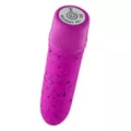 Miss Violet 10-Function Waterproof Bullet Vibrator 5.3 Inch - Sexology at Spencer's
