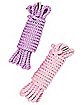 Pink and Purple Silky Shackles Bondage Rope 2 Pack - Pleasure Bound